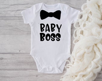 Boss Baby Onesie®|mini boss|Funny Baby|Newborn Baby Gift|Baby Announcement|Baby Boy|Take home outfit|Baby Girl|Baby Shower| Gender Neutral