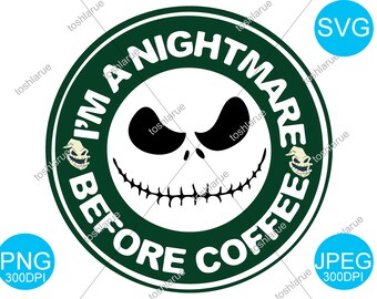 Download Nightmare Before Coffee Svg Etsy SVG Cut Files