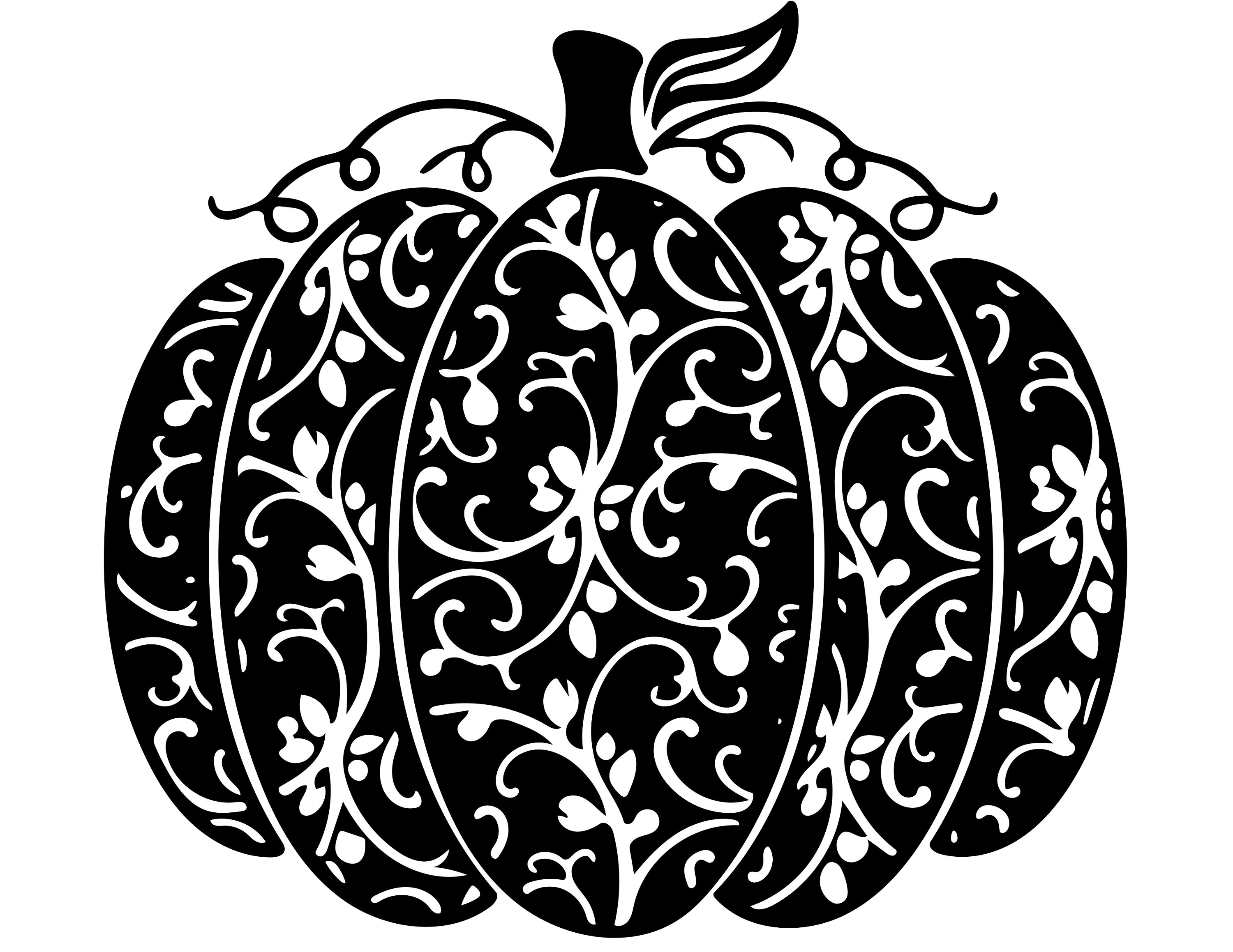 Halloween pumpkin mandala T shirt design