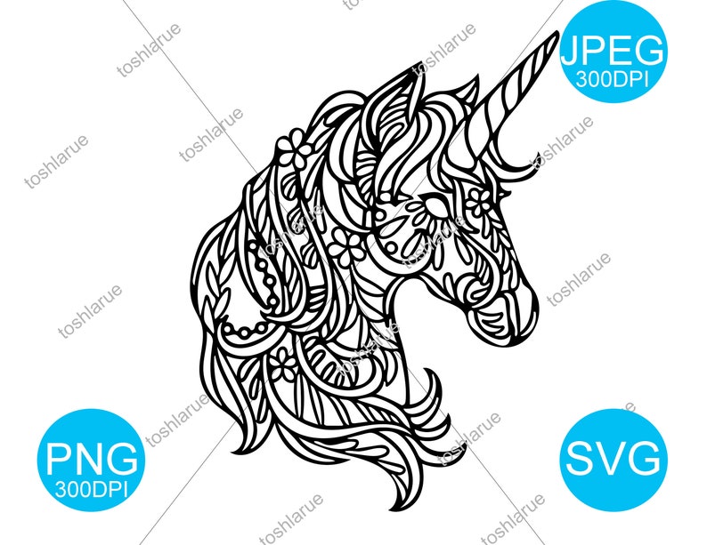 Free Free 79 Unicorn Mandala Cricut SVG PNG EPS DXF File