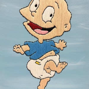 Tommy Pickles Rugrats Embroidered Canvas
