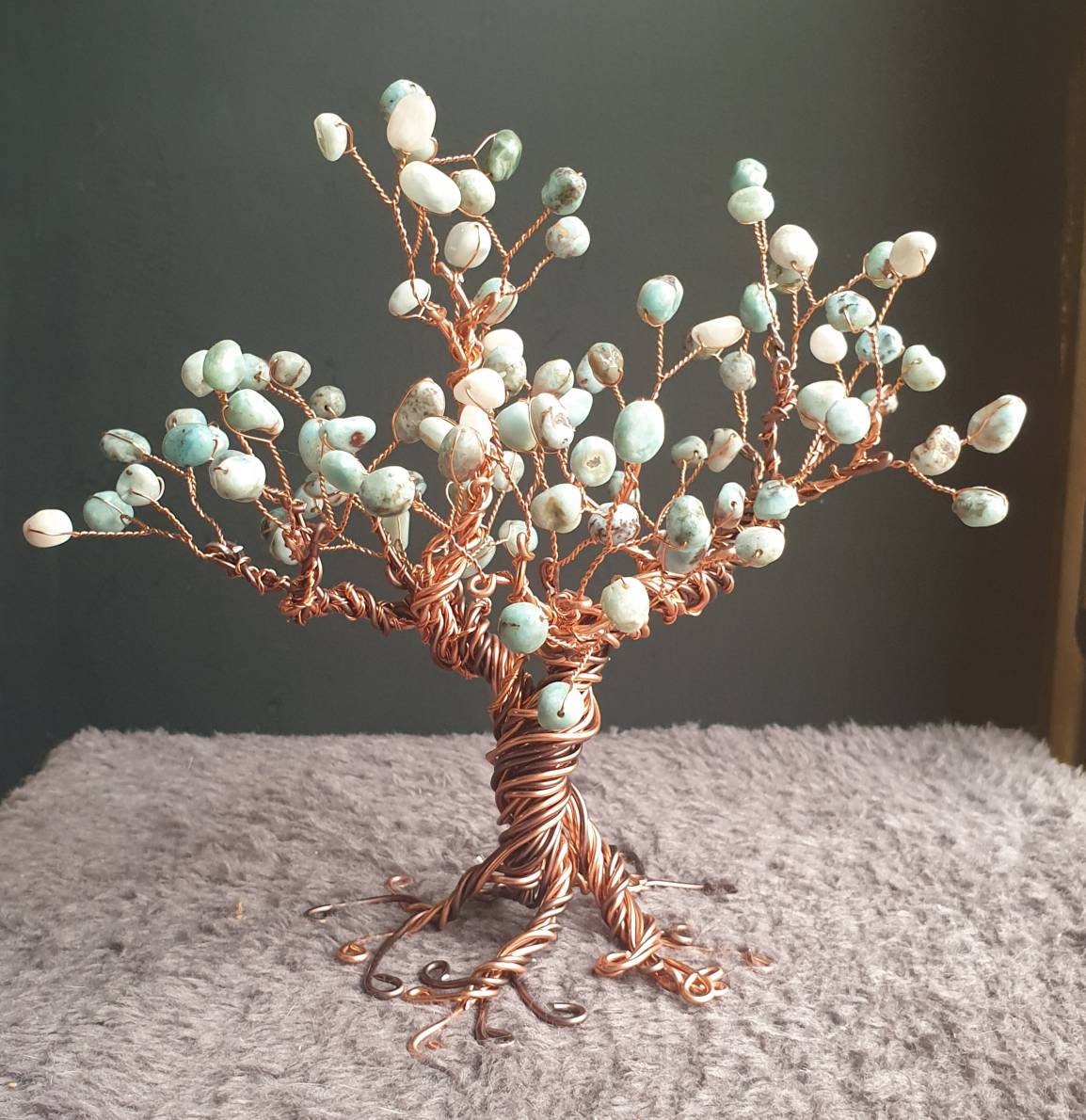 Abre de Vie 120 Pierres Larimar.