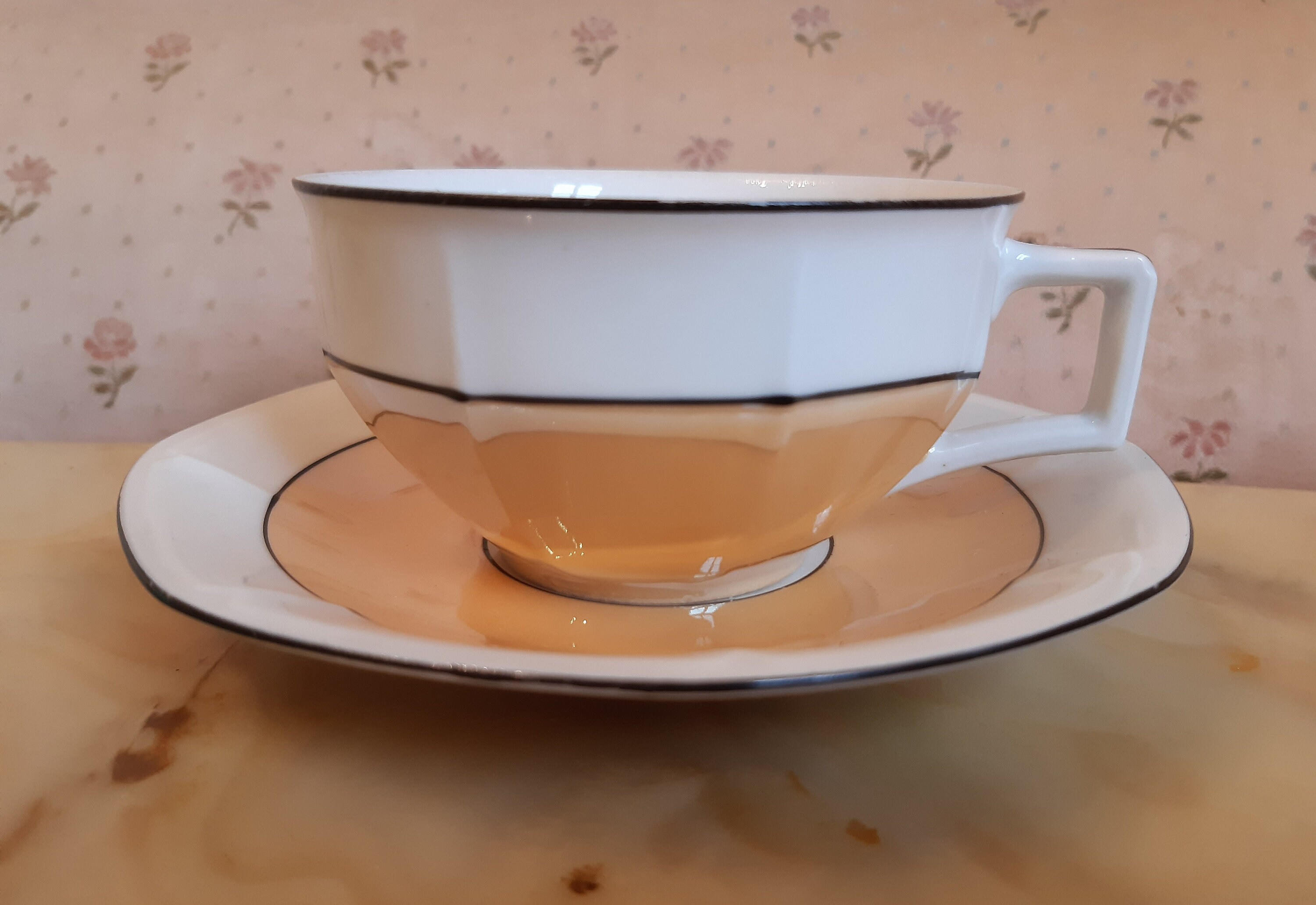 4 Tasses à Café Porcelaine Tchèque