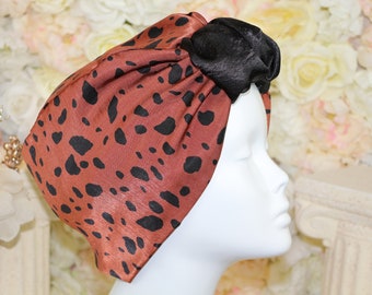 LUXE COLLECTION/ Reddish brown turban