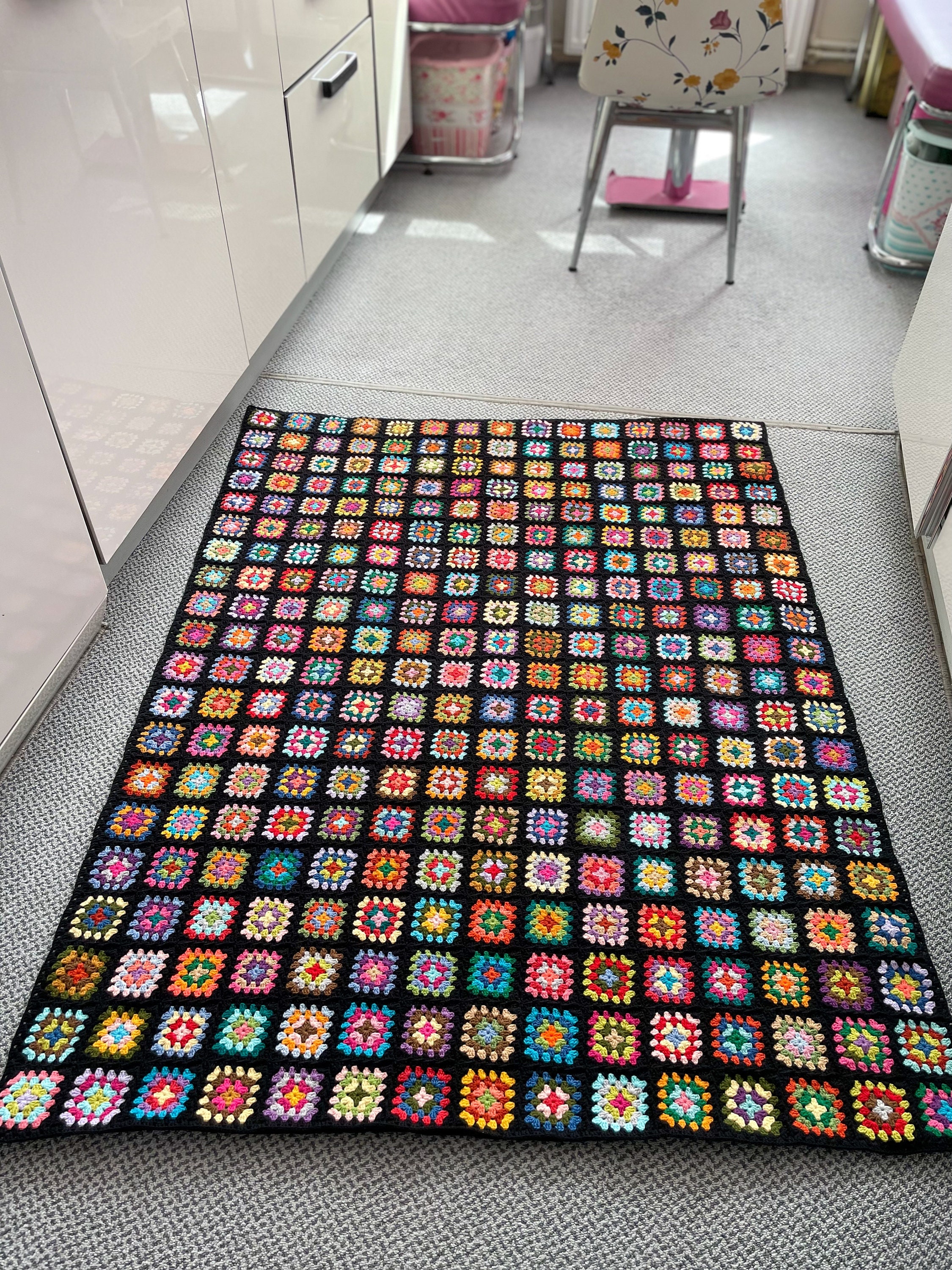 新品 Kroi Geometry square rug blanket ラグ Kroi OFFICIAL STORE