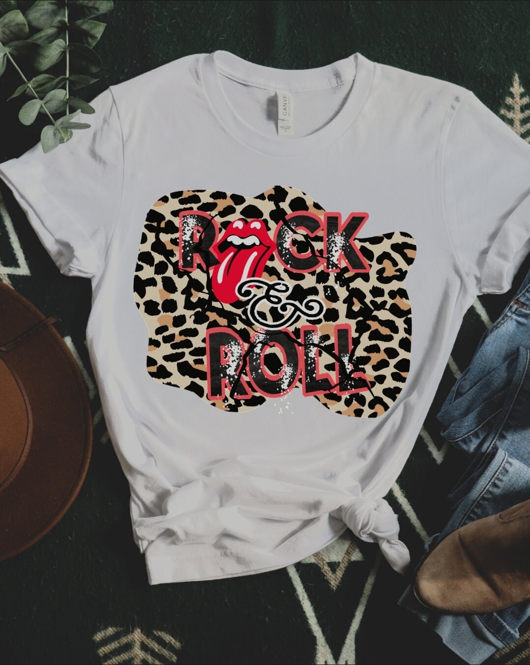 Rock N Roll Tee Distressed Band Shirt 