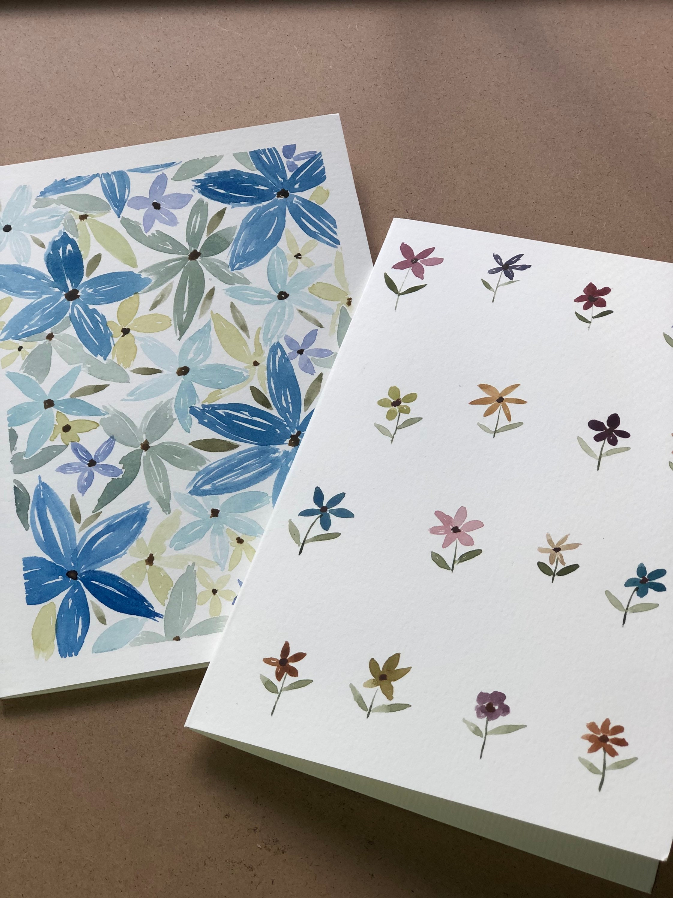 Greeting Card | Watercolor Card | Blank Card | Handmade Card | Floral ...