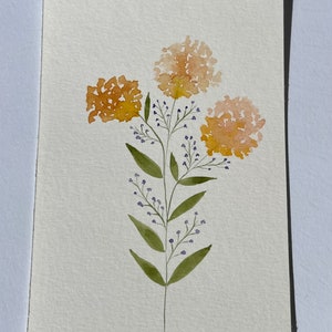 Watercolor Wall Art | Watercolor Painting | Wall Decor | Hand Painted | Painted Flowers