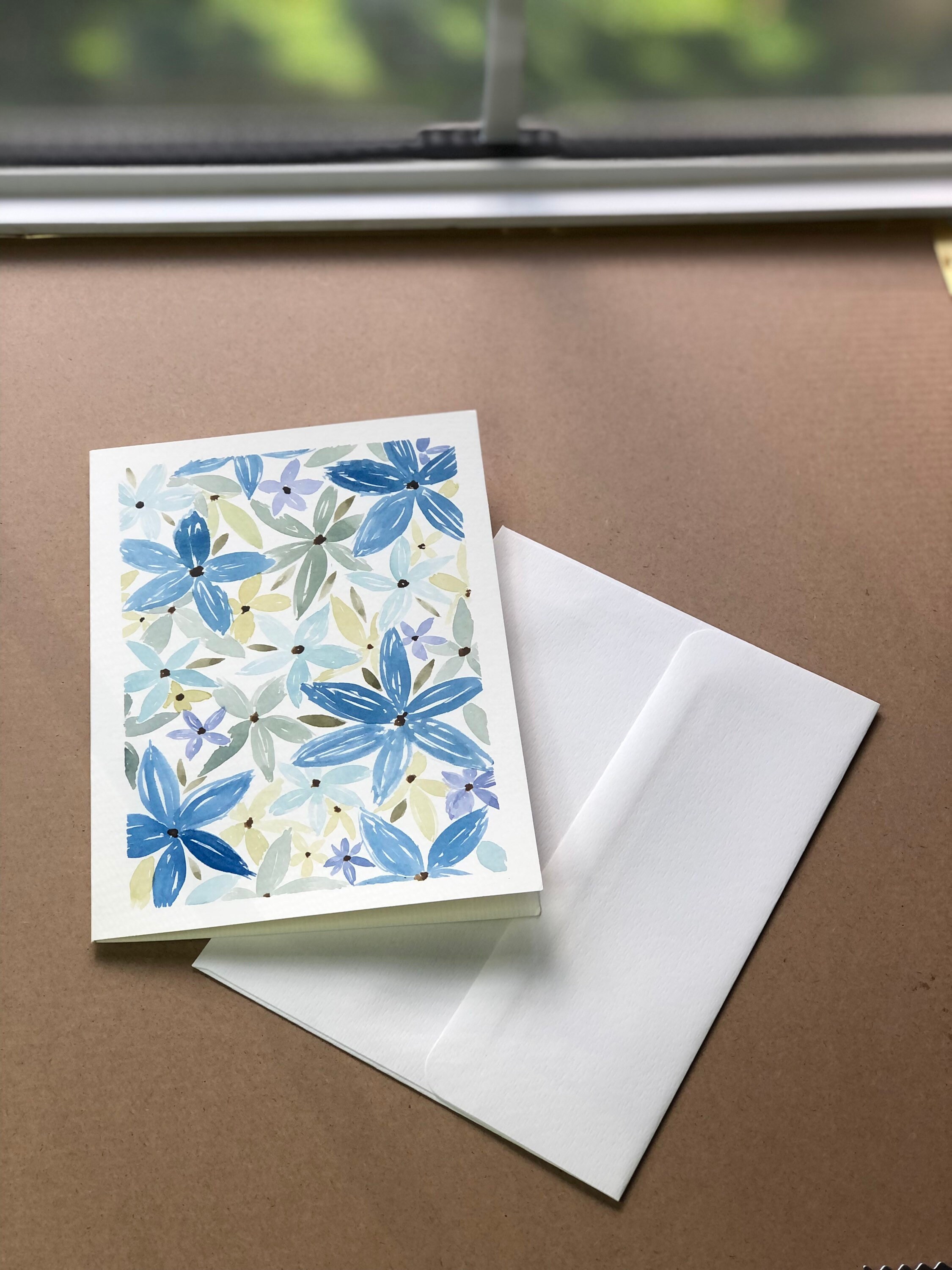 Greeting Card | Watercolor Card | Blank Card | Handmade Card | Floral ...