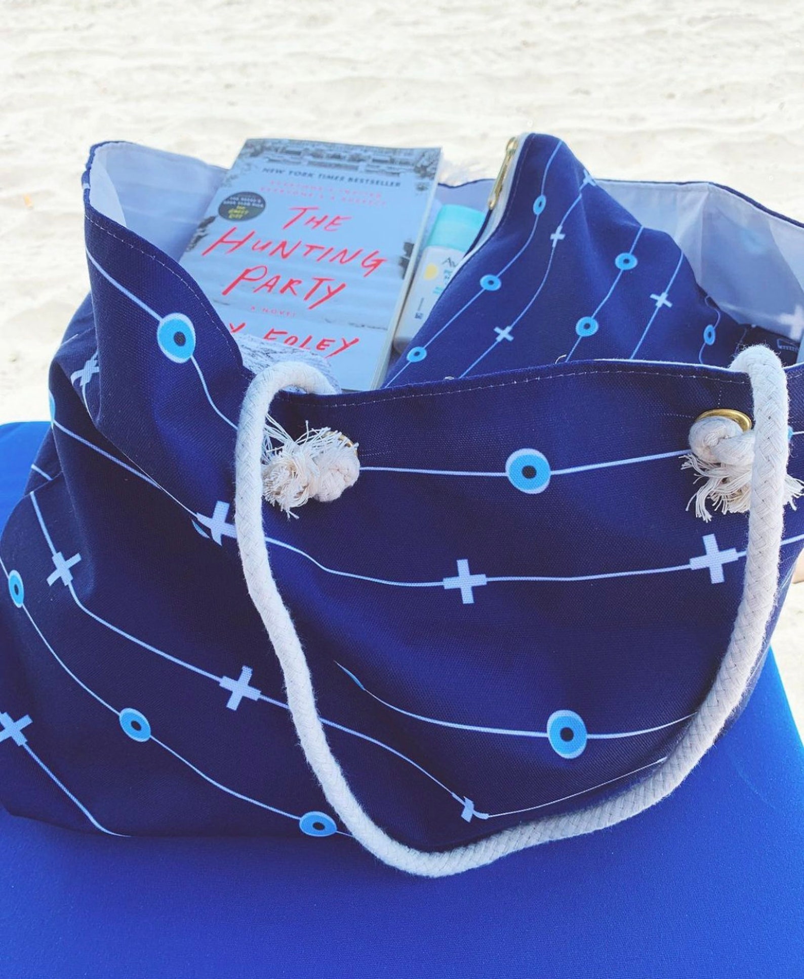 Beach Bag Evil Eye.