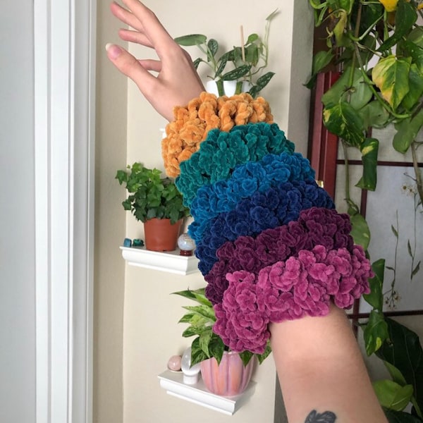 Oversized Jumbo Scrunchies | Velvet Chenille Scrunchies | Large Handmade Crochet Hair Accessories