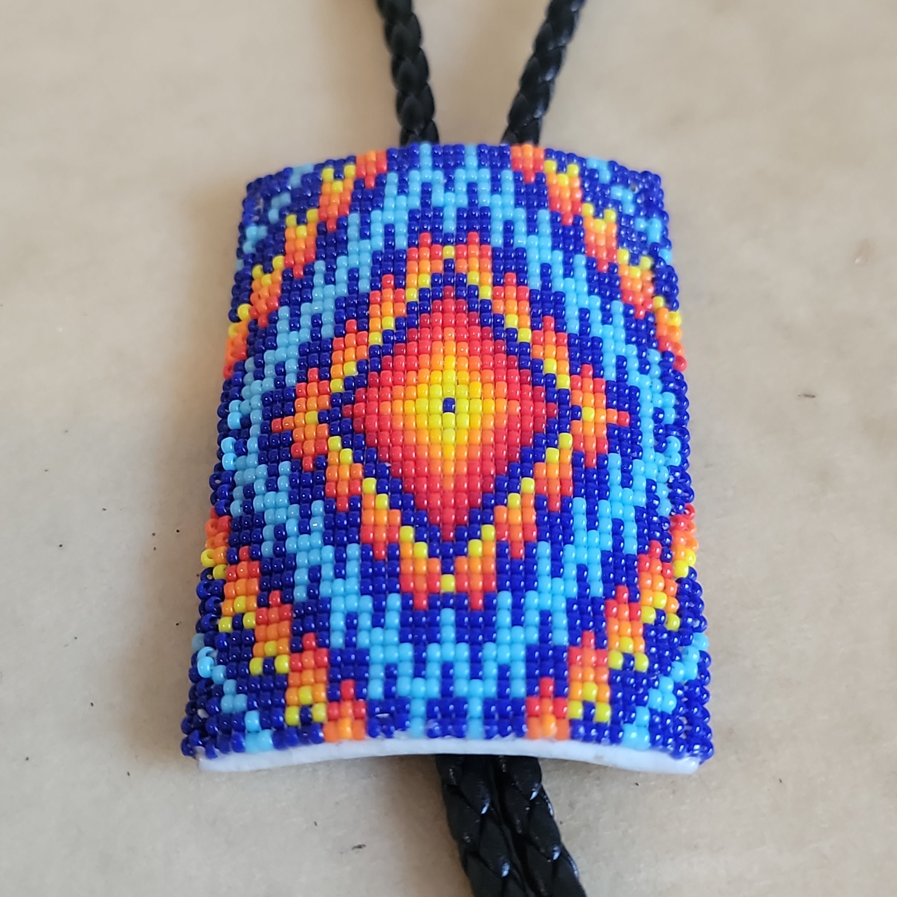 Navajo Beaded Tie - Etsy