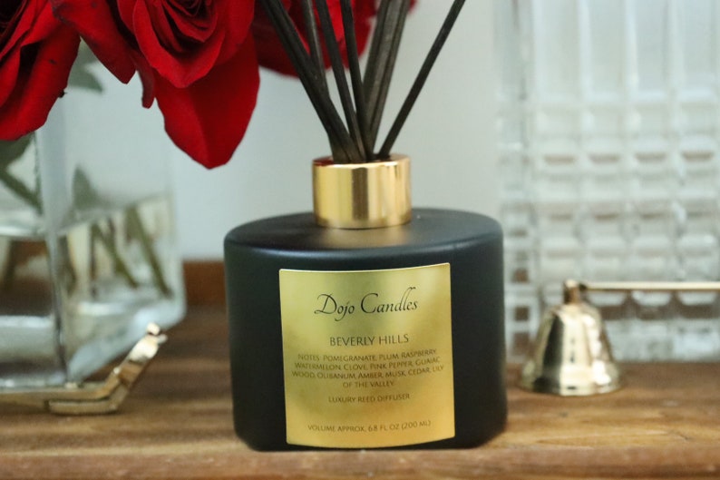 Pomegranate Noir inspired Luxury Reed Diffuser - Thumbnail 3