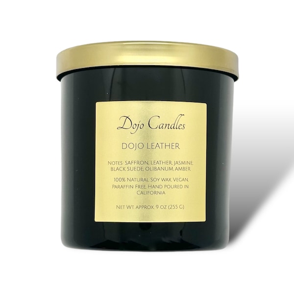 Tom Ford Tuscan Leather Inspired Luxury Candle | Long Lasting | Dojo Leather