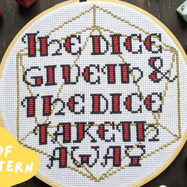 Dungeons and Dragons Cross Stitch - Etsy