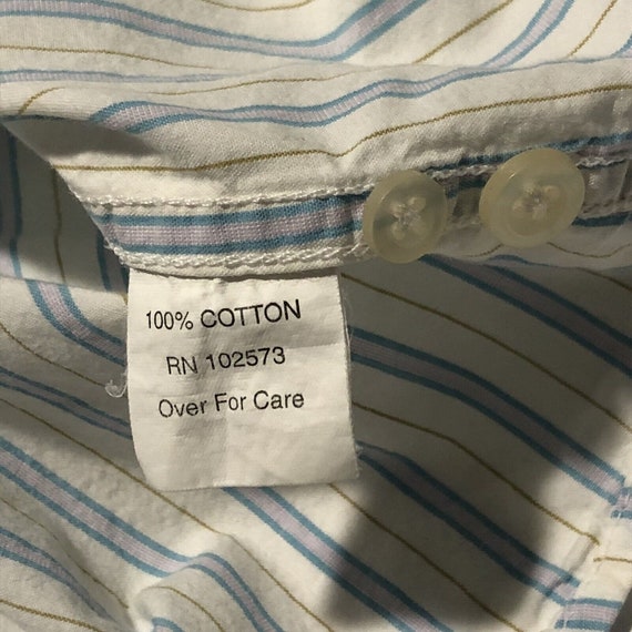 Vintage 2000 Hollister Made In Hong Kong Striped Butt… Gem