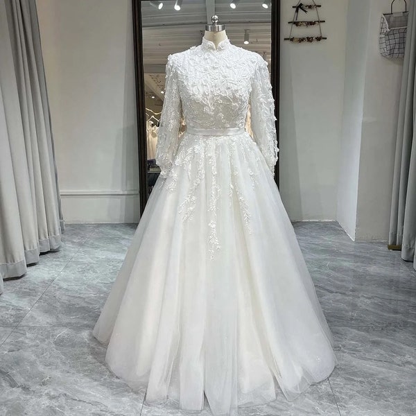 Modest Muslim Wedding Dress - Etsy