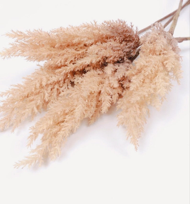 Artificial Pampas Grass Spray Etsy