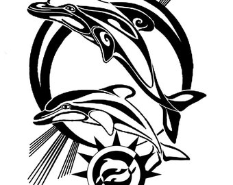 Save the Dolphins: Wood Burning Art {Five dollars from the sale of this item will be given to the Save the Dolphins Foundation)