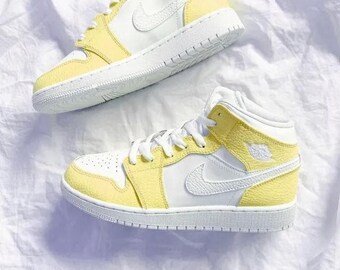 bright yellow jordans