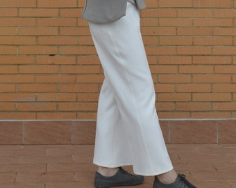 Casual Pants, Elastic Waist Pants, Wide Leg Pants, Culotte Pants, Custom Oversized Pants