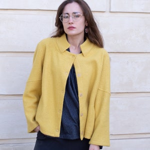 Manteau de laine bouillie vas e Etsy France