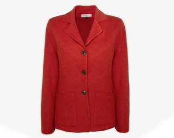 Women's Wool Jacket with reverse, Classic Women's Blazer