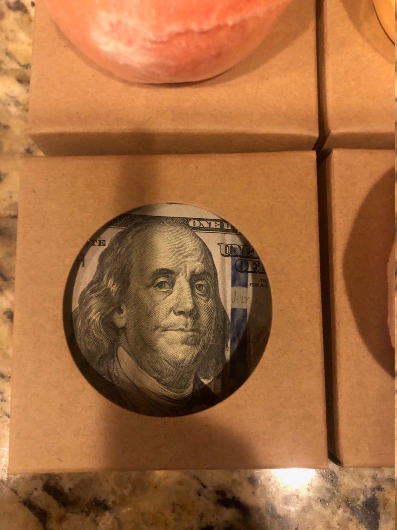 Mystery Money Bath Bombs REAL MONEY 4.5OZ Large Bath Bombs | Etsy