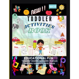 Toddler Activities Book Pre-K Kindergarten Beginners First Coloring Book