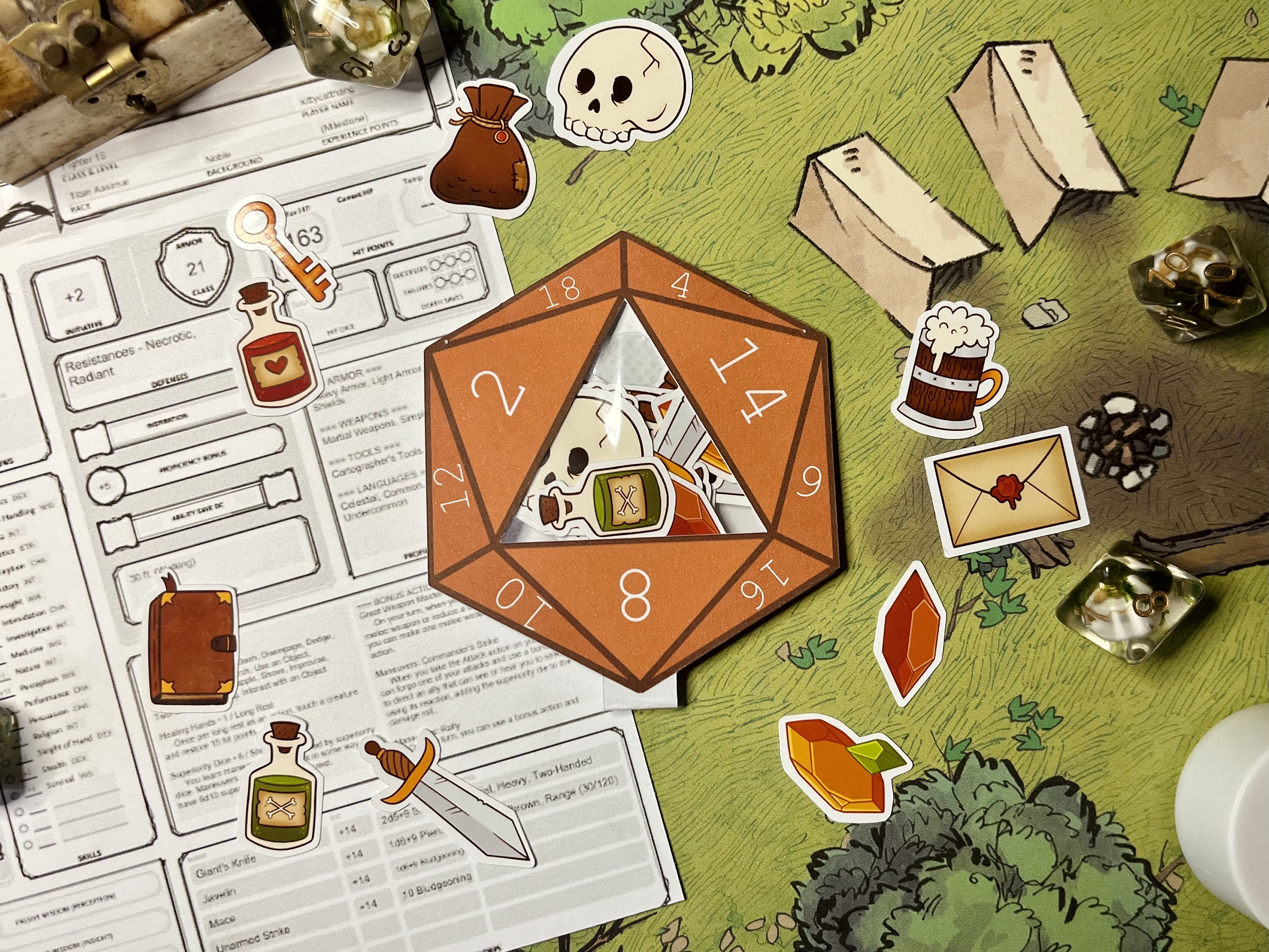 Dungeon Adventures Sticker Pack