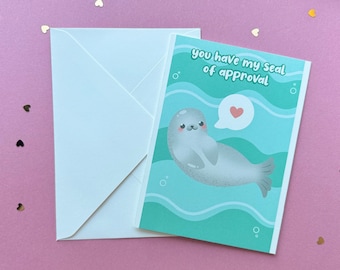 Seal of Approval | Cute Funny Valentines Day Card