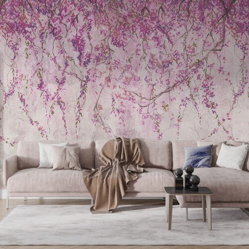 Beautiful Wisteria Vine Hanging Wisteria Wallpaper Wisteria Etsy