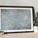 Damask Design Wallpaper Blue Brown and Beige Colour Peel and Stick