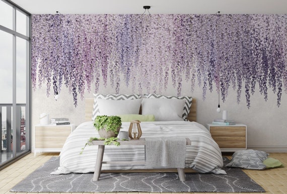Beautiful Wisteria Vine Hanging Wisteria Wallpaper Wisteria - Etsy