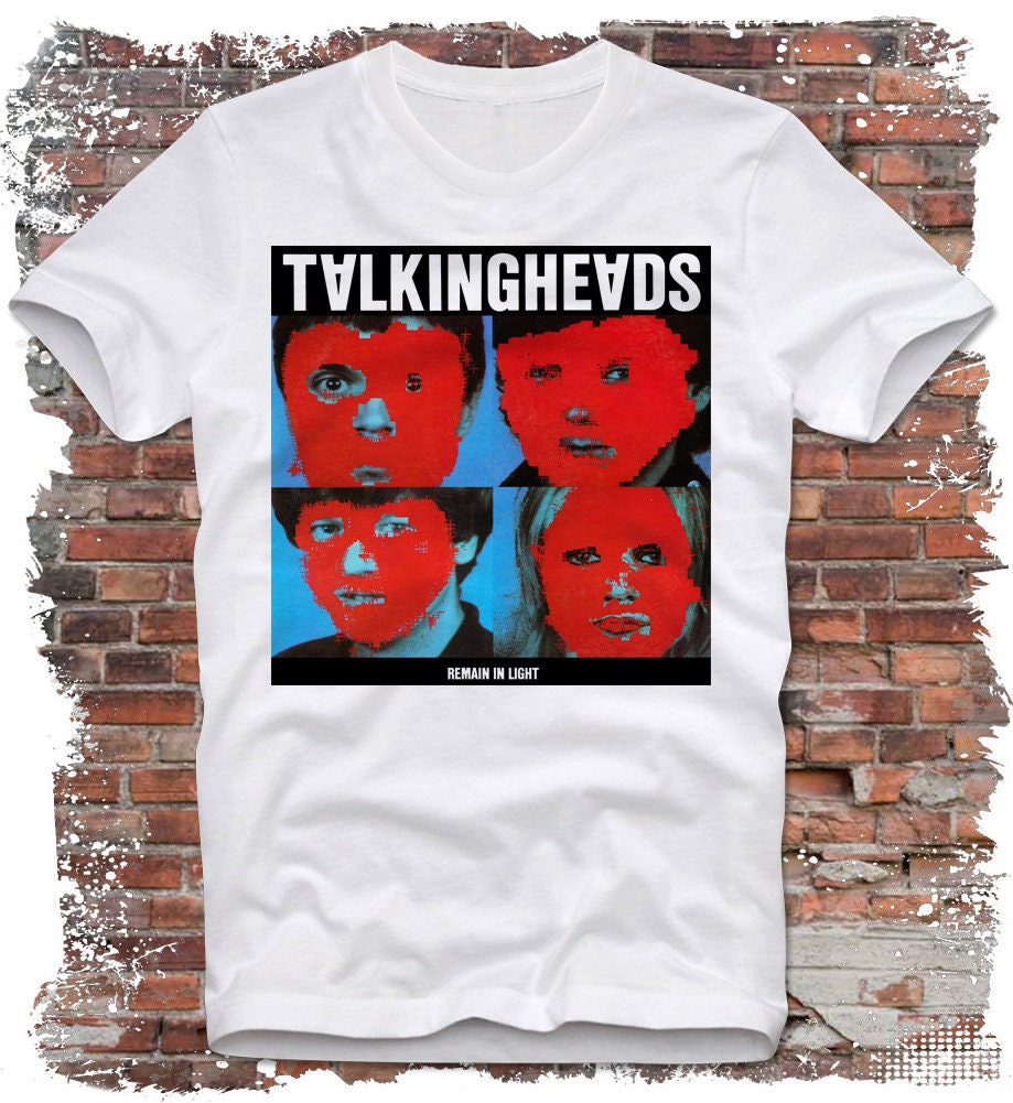 Tshirt Talking Heads Remain in the Light 70s Rock Band Music Etsy