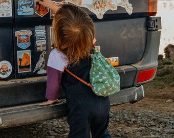 Mini gym bag (XS) for toddlers "Blätterrauschen"