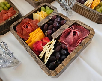 Wooden Charcuterie Letter Trays, Grazing Table, Charcuterie Board, Wedding Charcuterie Letters