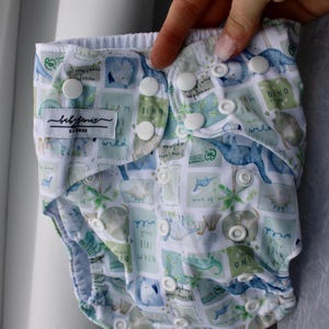 Babygenix Roam Free Reusable Pocket Cloth Diaper – Adjustable, Leak-Proof & Eco-Friendly | Fits Babies 8-55+ lbs |