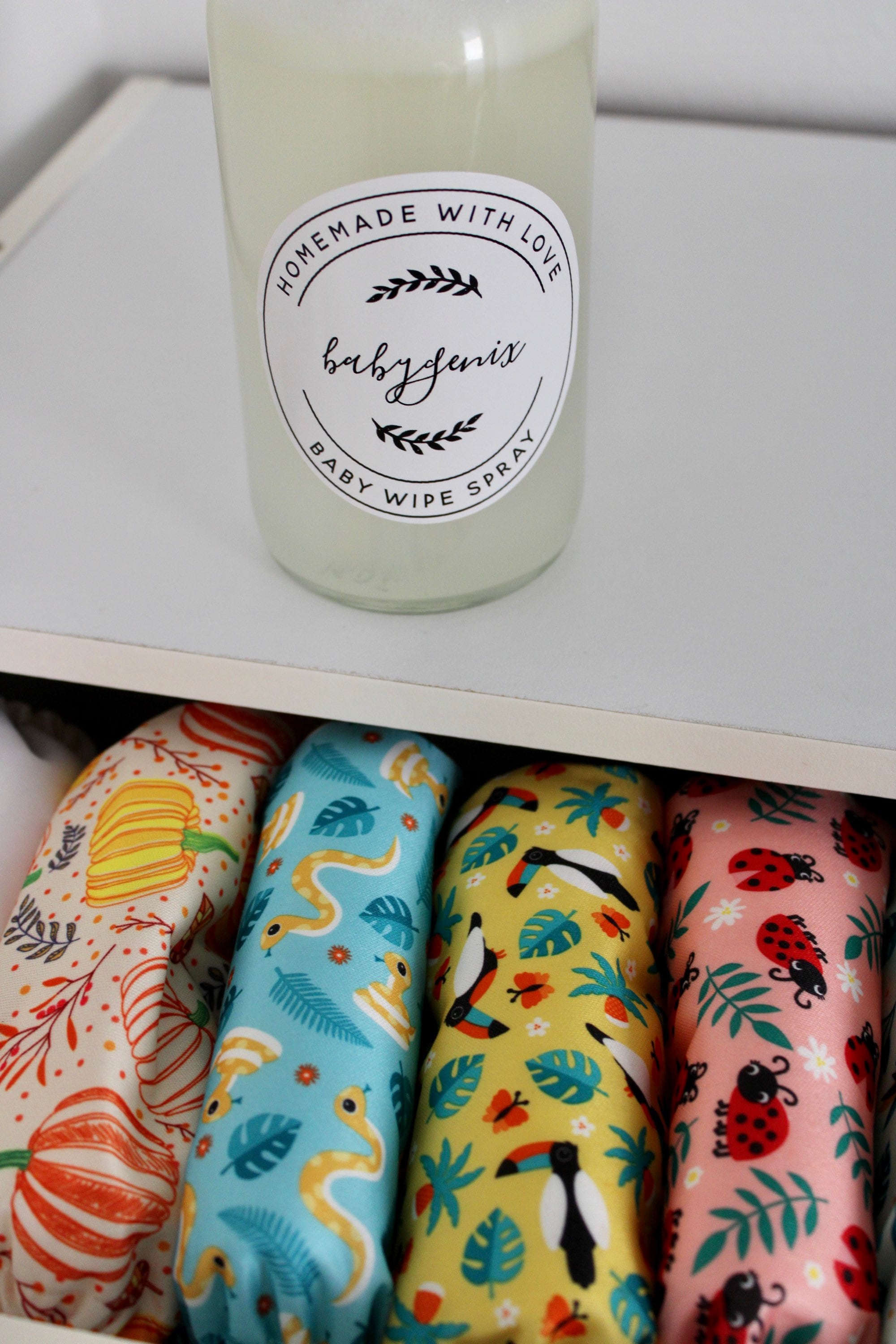 Organic Baby Wipe Spray Bundle, Cloth Wipe Spray, Allnatural Baby Wipe