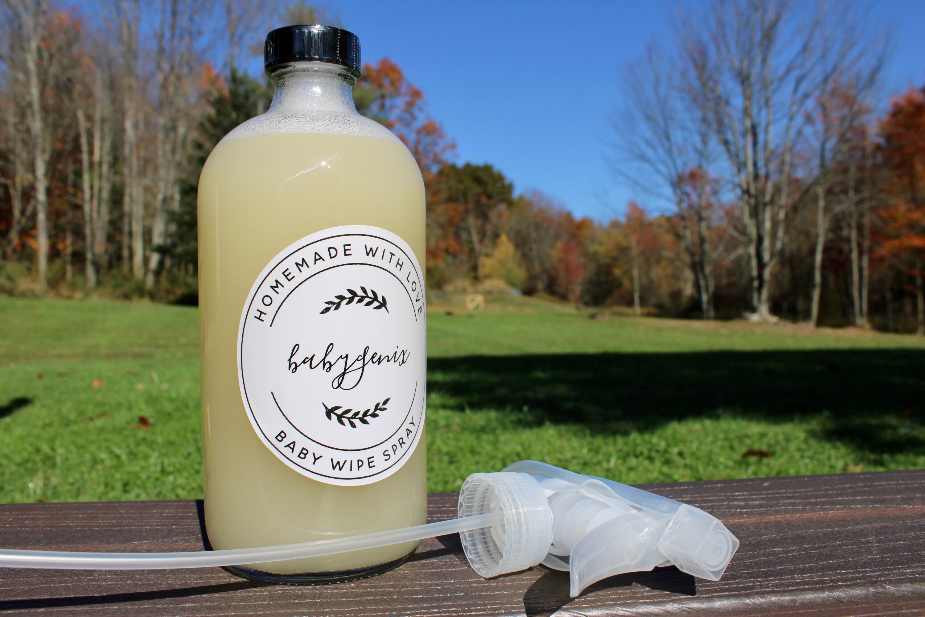 Organic Baby Wipe Spray Bundle Cloth Wipe Spray Allnatural Etsy