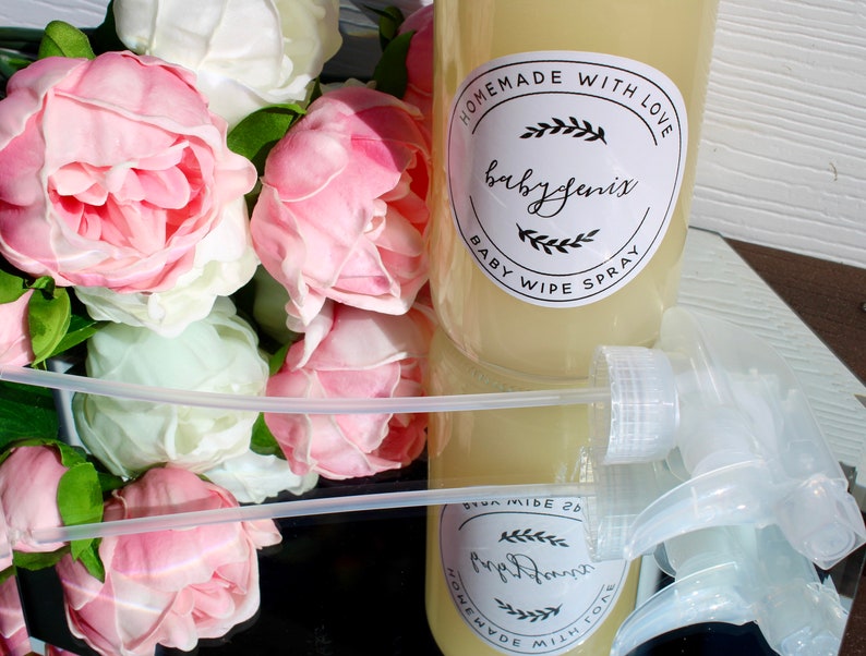 Organic Baby Wipe Spray Bundle Cloth Wipe Spray Allnatural Etsy