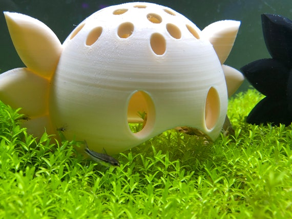 Axolotl Aquarium Shrimp cave