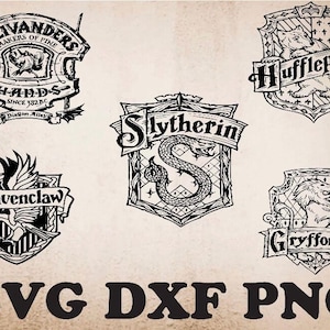Escudo de la casa de cine, Mago Mágico (Svg), Archivos PNG, Mago Mágico (Svg), Paquete de películas escolares, Archivos SVG para Cricut, Eps-Psd-Svg-Png-Jpg