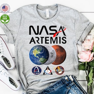 NASA Shirt, Artemis, Back To The Moon, Moon To Mars, SLS, Rocket, One Mission Launch Kids Shirt /T-shirt / Sweatshirt / Long Sleeve / Hoodie