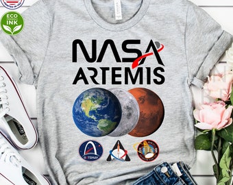 NASA Shirt, Artemis, Back To The Moon, Moon To Mars, SLS, Rocket, One Mission Launch Kids Shirt /T-shirt / Sweatshirt / Long Sleeve / Hoodie