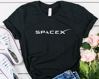 Spacex Shirt / Long Sleeve / Hoodie / Kids Shirt, Dragon Capsule Shirt, Line Art, Dragon Shirt, Falcon, Nasa, Astronaut, Spacex T-shirt
