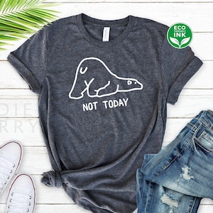 Not Today Shirt | Funny Bear T Shirt | Cute Lazy Polar Bear Shirt | Gift For Lazy Person | Lazy Day Tee | Funny Lazy Cat T-Shirt Bear Lover
