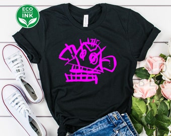 Jinx Monkey Graffiti Shirt, League of Legends Fan Shirt, Jinx&#39;s symbol, Arcane Shirt, Powder Netflix Sweatshirt / Long Sleeve / Hoodie