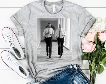 Barack Obama Joe Biden Shirt / Long Sleeve / Hoodie President Obama Shirt, President Biden Shirt, Running, Barack & Biden, Joe Biden Hoodie