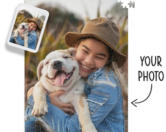 Puzzle fotografico PERSONALIZZATO - Puzzle con foto personalizzato - Crea il tuo puzzle - Puzzle da 120/252/500/1000 pezzi - Regalo unico, ricordo di famiglia